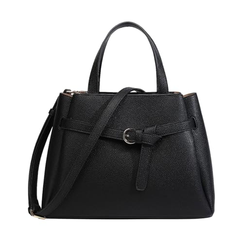Stilvolle Umhängetasche Für Frau PU Leder Handtasche Satchel Geldbeutel Casual Crossbody Solid Color Modern Frauen Top Lässig Schulter Feste Farbe von GKYQVE