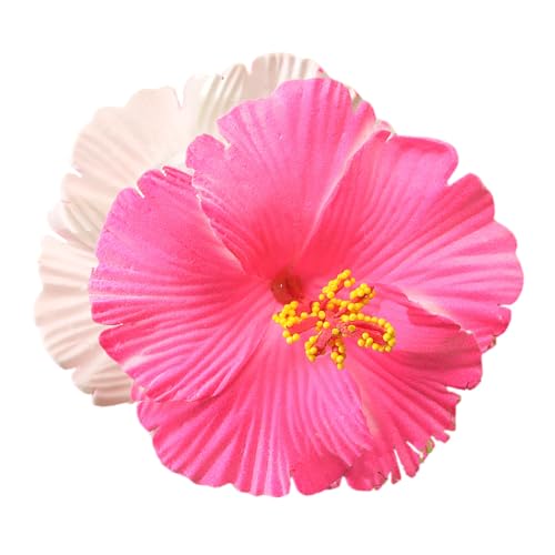 Strandhaarclip Hibiscus Haarklaue Clip Mode Elegante Schmuckhalter Hibiscus Clip Barrettes Haarstyling Werkzeug Ornam von GKYQVE