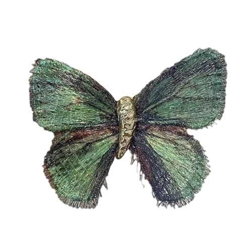 Temperament Schmetterlingsbrosche Für Frauen Sticked Revers Pin Accessoire Stilvoller Tierschmuck Für Anzüge Und Kleideranzugskleid Brosche von GKYQVE