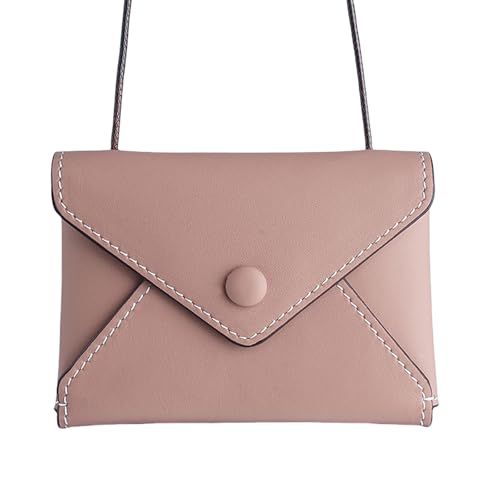 GKYQVE Unisex Münzbeutel Mit Schultergurt Leder Brieftasche Verschleiß Resistenter Stoff Geldbeutel Schlüsselhalter Kompakte Münzbranche von GKYQVE