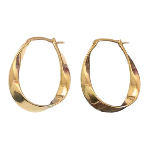 Zeitgenössische Stilvolle Farbe Mobiuses Strips Hoop Ohrring Tragbar Für Frauen Die Geometrische Elegante Freizeitkleidung Mobius Strips Ohrringe Betonen von GKYQVE