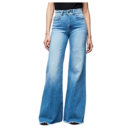 GKZA Breite Jeans Jeans Mit Gummizug Damen Bottoms 2023 Damen Jeans Kurzgröße Boyfriend Jeans Damen Y2K Hose Baggy Jeans Mädchen Schlaghose Damen 70Er Highwaist Jeanshosen Für Damen Jeans Bootcut von GKZA