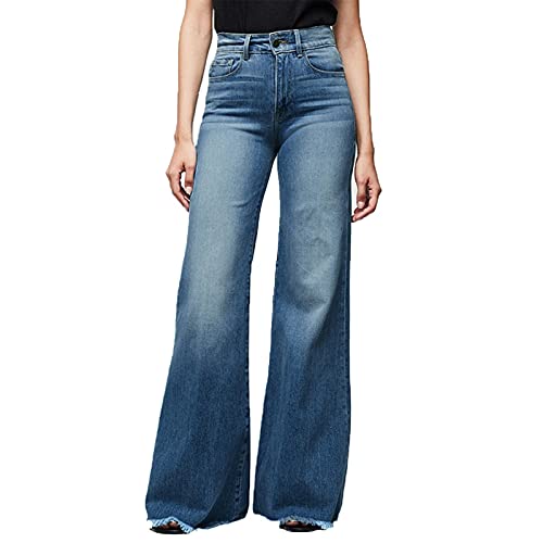 GKZA Hose Y2K Gefütterte Jeans Damen Hose Y2K Jeans Straight Leg Damen Skinny Jeans Damen High Waist Bottoms 2023 Jeans Baggy Breite Jeans High Waist Jeans Damen Damen Baggy Jeans Kurze Jeanshose von GKZA