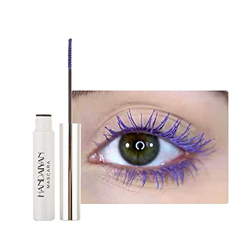 GL-Turelifes 12 Color Mascara Bunte Fasermascara Charmante, langlebige Mascara mit dicken und langen Wimpern, wasserdicht und wischfest (Violett) von GL-Turelifes