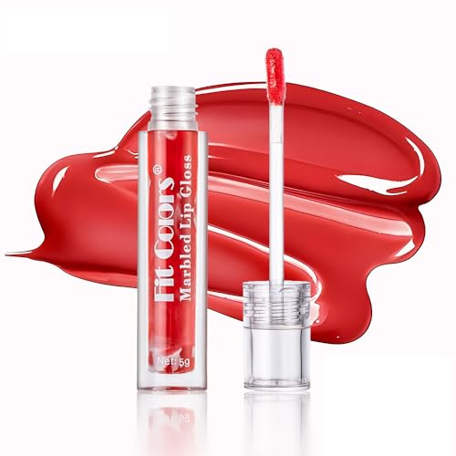 Plumping Lip Oil, Hydrating Lip Gloss Getönter Lip Balm Lip Care Lip Glaze, Glossy Finish Lip Glow Oil Lip Lip Tint Langanhaltender nährender feuchtigkeitsspendender Lipgloss (#05) von GL-Turelifes