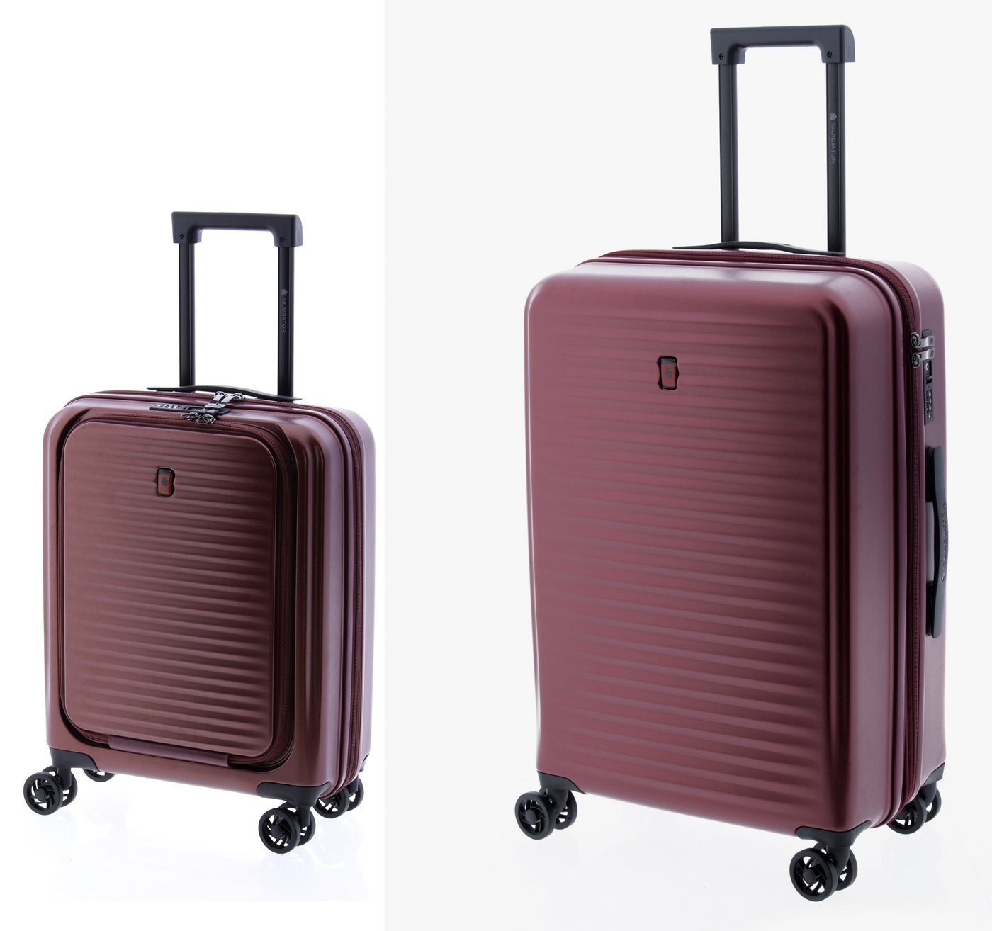 GLADIATOR Hartschalen-Trolley Set 2-tlg. 65 + 55 cm, 4 Doppel-Rollen, TSA, Dehnfalte, div. Farben GLADIATOR Hartschalen-Trolley Set 2-tlg. 65 + 55 cm, 4 Doppel-Rollen, TSA, Dehnfalte, div. Farben von GLADIATOR