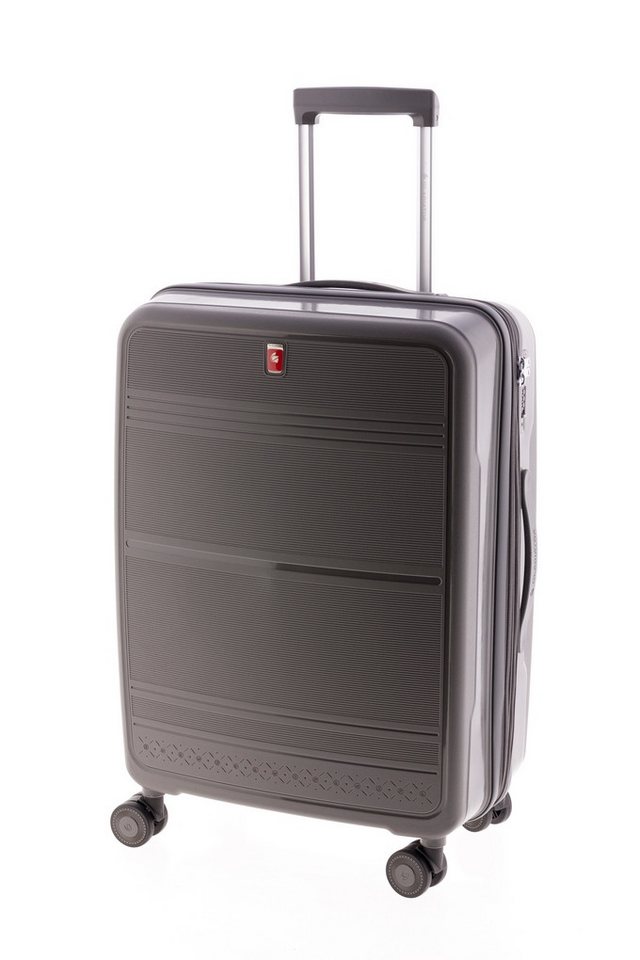 GLADIATOR Trolley Größe M - 80 Liter Volumen - 65cm - 4 Rollen - 4 Farben, Vollständig gefütterter Innenraum mit Volumenerweiterung von GLADIATOR