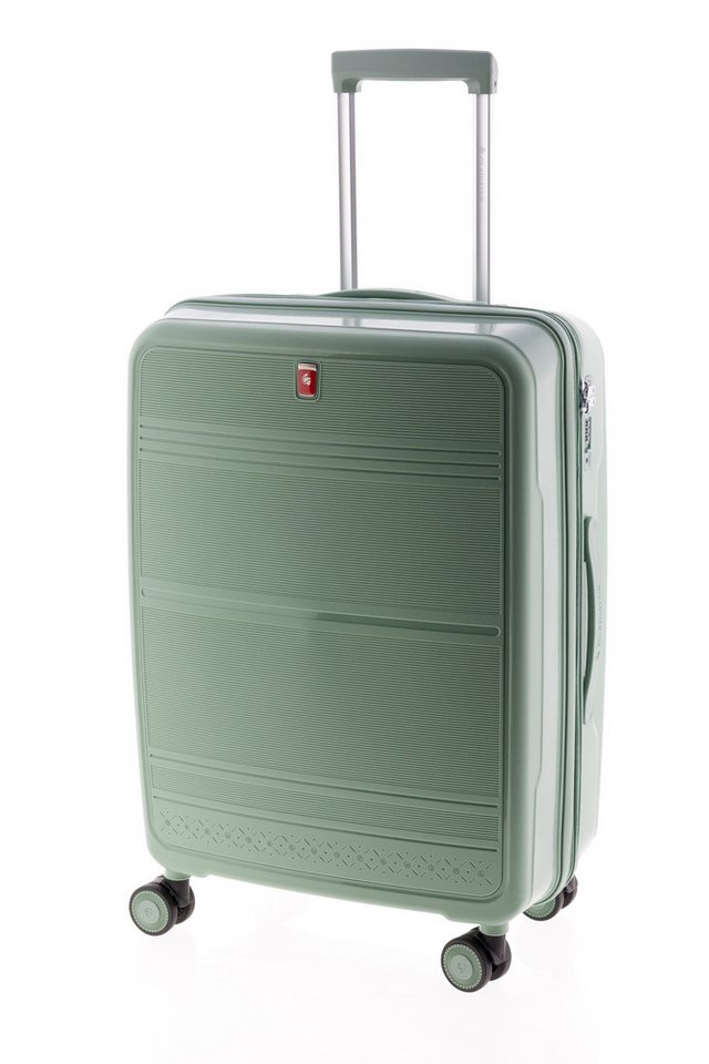 GLADIATOR Trolley Größe M - 80 Liter Volumen - 65cm - 4 Rollen - 4 Farben, Vollständig gefütterter Innenraum mit Volumenerweiterung von GLADIATOR