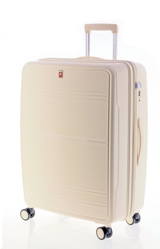 GLADIATOR Trolley XL - 115 Liter Volumen - 75cm - 4 Rollen - 4 Farben, Vollständig gefütterter Innenraum mit Volumenerweiterung von GLADIATOR