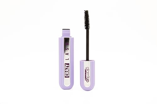 Glam'Up Paris – Mascara Crazy Lash – Volumenformel – Sofortiges Volumen – ohne Verpackung – lang anhaltend – Bürste mit hoher Präzision – Schwarz von GLAM UP