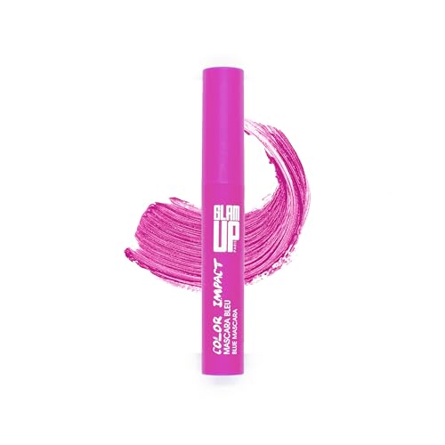 Glam'Up Paris – Mascara Pink – Color Impact – Ultra Pigmentiert – langer Halt – intensiver Blick – Volumen & Länge – ohne Pakete – Pink von GLAM UP