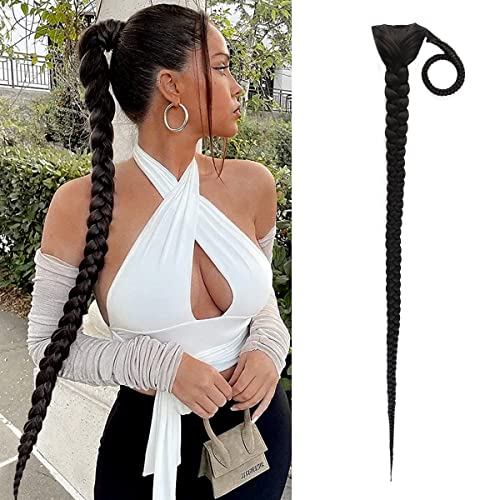 GLAM21USA Pferdeschwanz-Extensions, 106,7 cm lang, für schwarze Frauen, Pferdeschwanz-Extensions, mit Clip, Pferdeschwanz-Haarteil mit Wickelbox, Schwanz GLAM21USA Pferdeschwanz-Extensions, 106,7 cm lang, für schwarze Frauen, Pferdeschwanz-Extensions, mit Clip, Pferdeschwanz-Haarteil mit Wickelbox, Schwanz von GLAM21USA