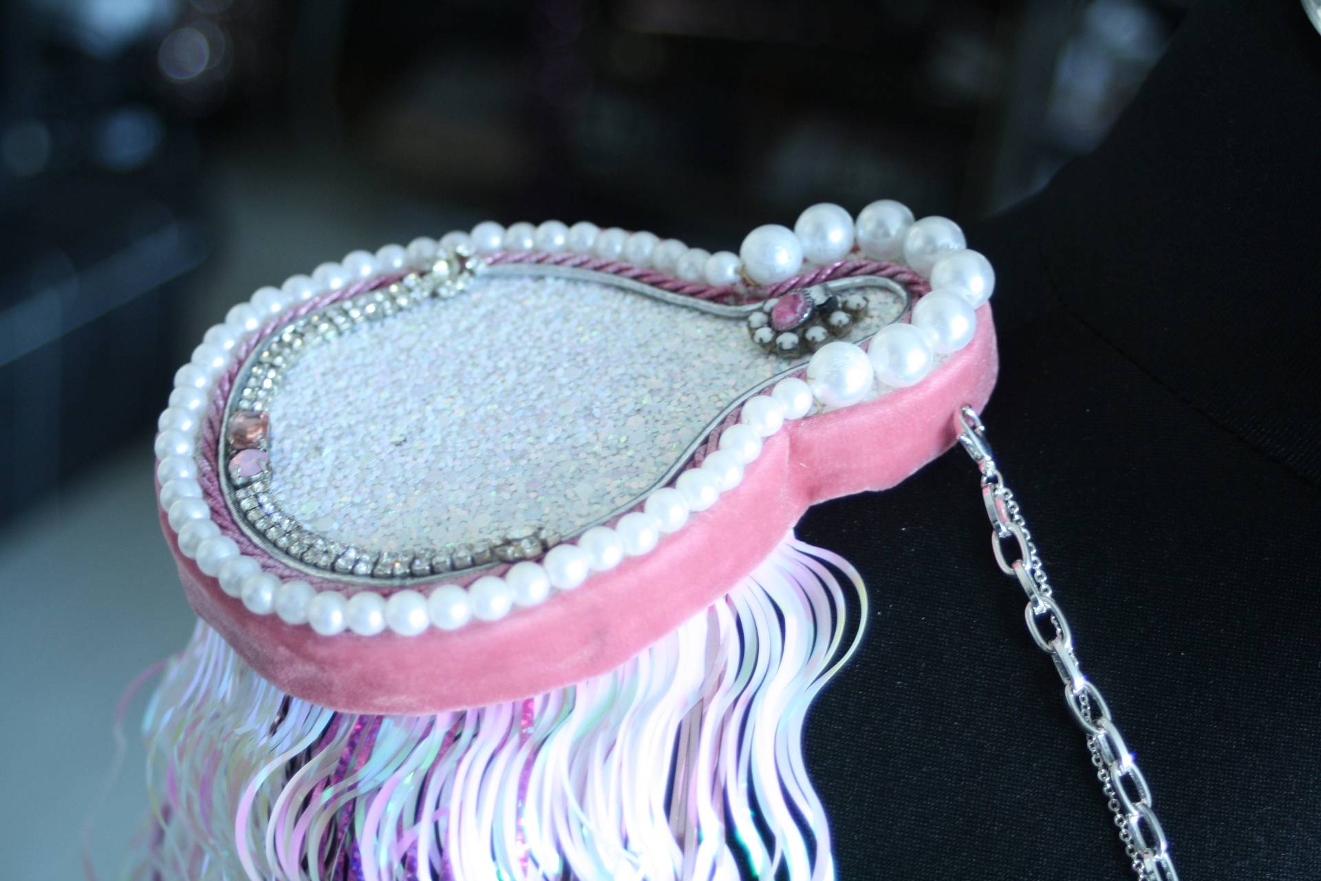 Epaulette Schulterkappe Festival Lametta Tinsel Barbie Karneval Fasching Glitter Epaulette Schulterkappe Festival Lametta Tinsel Barbie Karneval Fasching Glitter von GLAMETTAShop