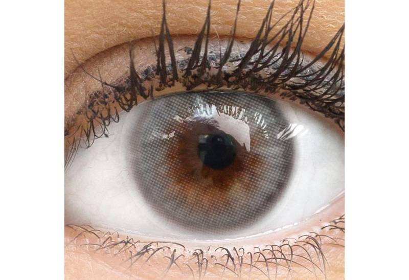 GLAMLENS Monatslinsen Sehr stark deckende und natürliche graue Linsen "Augusta Ice Gray" von GLAMLENS