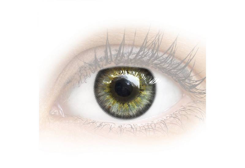 GLAMLENS Monatslinsen Sehr stark deckende und natürliche graue Linsen "Fresh Gray" von GLAMLENS