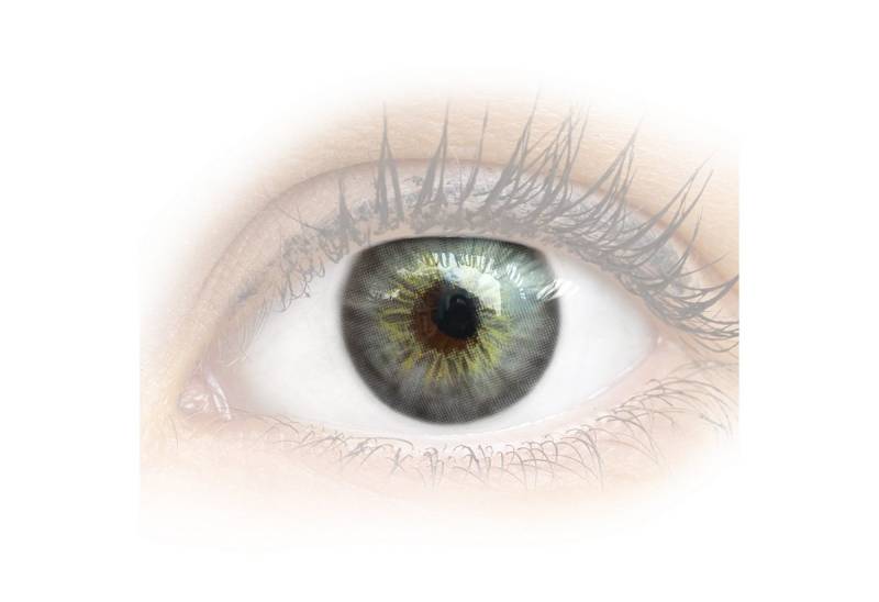 GLAMLENS Monatslinsen Sehr stark deckende und natürliche graue Linsen "Madrid Gray" von GLAMLENS