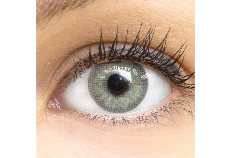 GLAMLENS Monatslinsen Sehr stark deckende und natürliche graue Linsen "Mailand Gray" von GLAMLENS