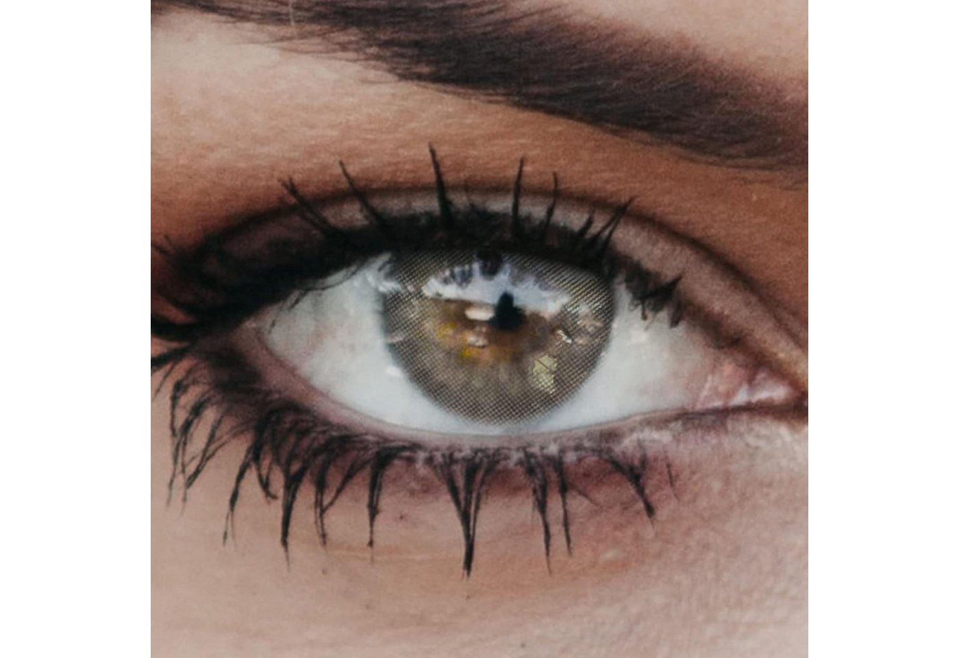 GLAMLENS Monatslinsen Sehr stark deckende und natürliche graue Linsen "New York Light Gray" von GLAMLENS