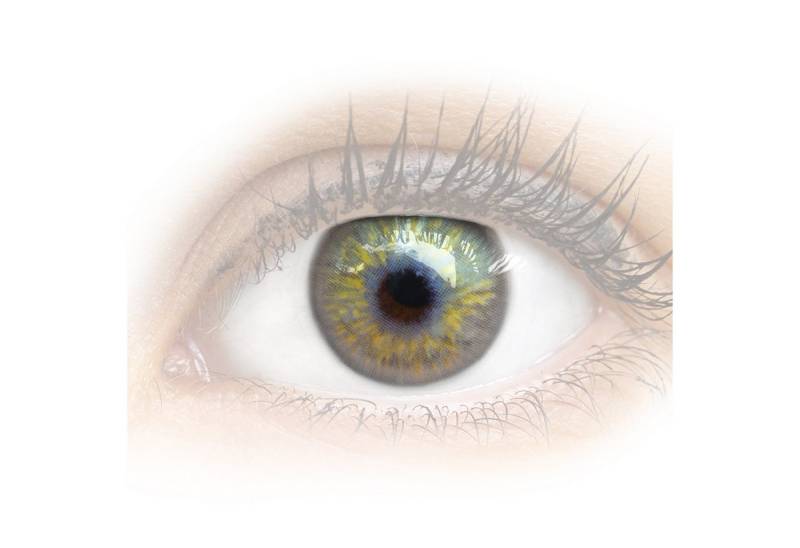 GLAMLENS Monatslinsen Sehr stark deckende und natürliche graue Linsen "Nizza Gray" von GLAMLENS