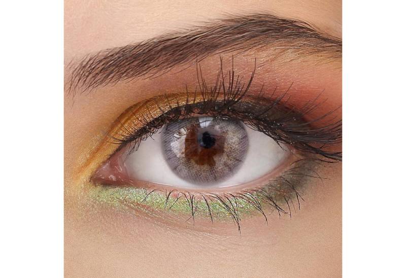 GLAMLENS Monatslinsen Stark deckende & natürliche graue Linsen Rose Gray mit/ohne Stärke von GLAMLENS
