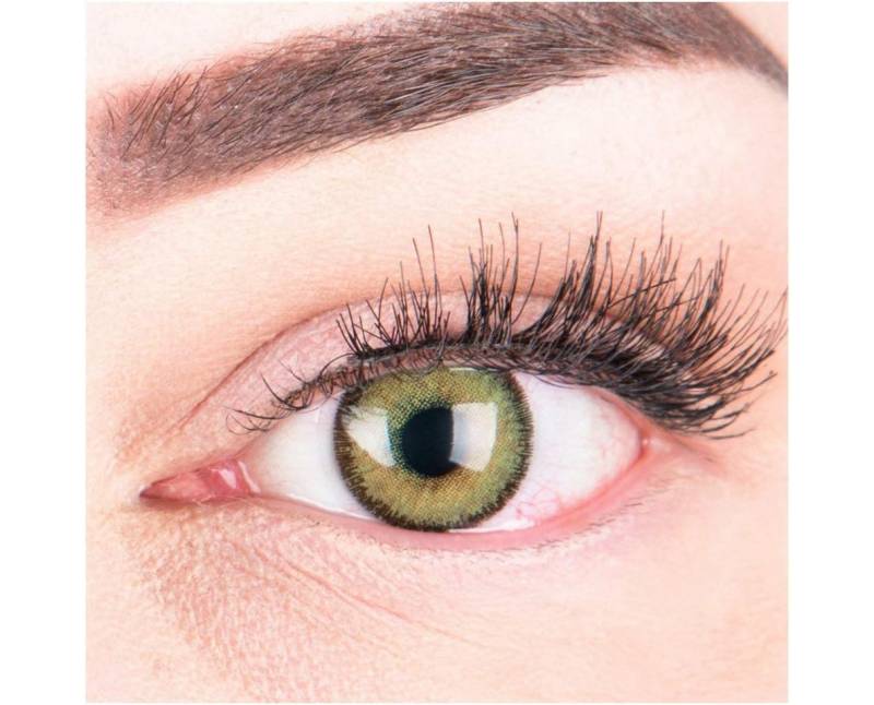 GLAMLENS Monatslinsen Stark deckende & natürliche grüne Linsen Mirel Green mit/ohne Stärke von GLAMLENS