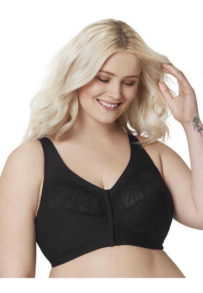 GLAMORISE Bügelloser BH mit Vorderverschluss & MagicLift Technologie für eine natürliche Form von GLAMORISE