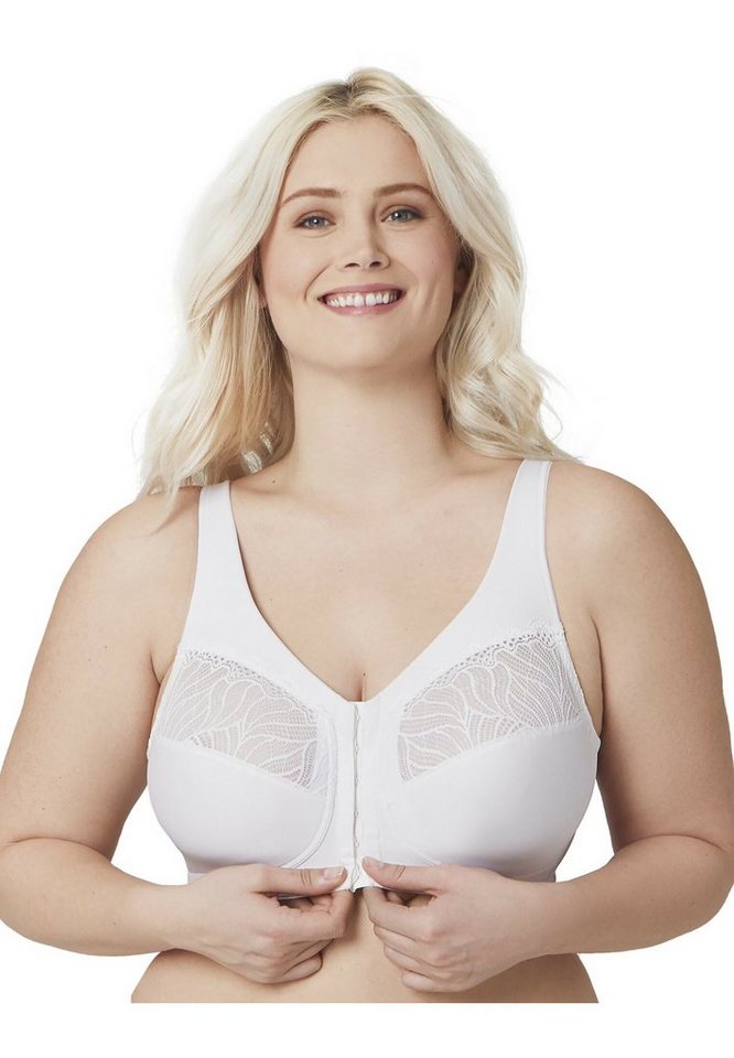 GLAMORISE Bügelloser BH mit Vorderverschluss & MagicLift Technologie für eine natürliche Form von GLAMORISE