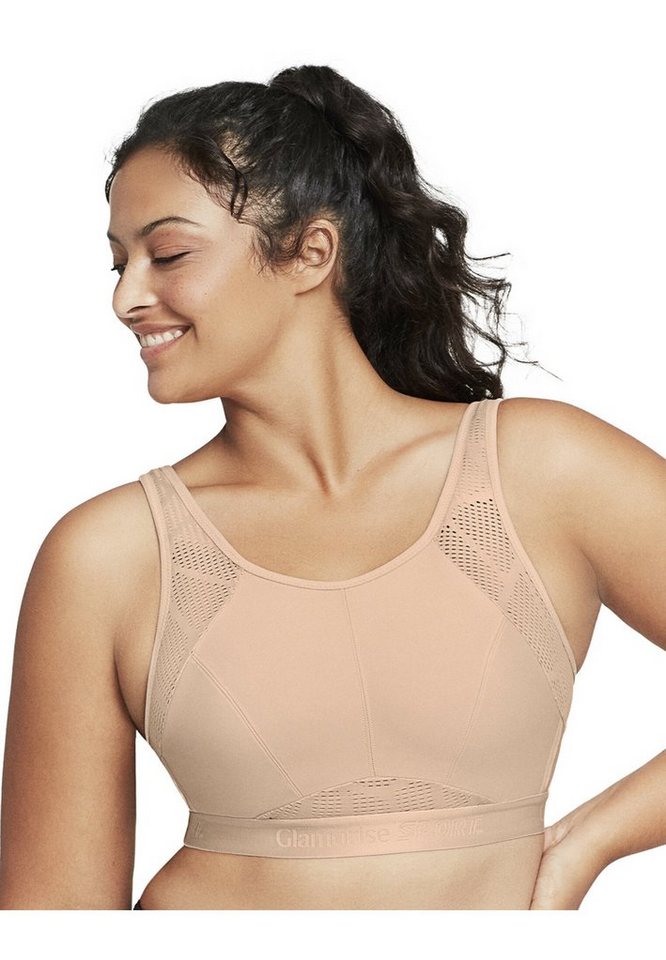 GLAMORISE Sport-BH Atmungsaktiver Mesh-Sport-BH GLAMORISE Sport-BH Atmungsaktiver Mesh-Sport-BH von GLAMORISE