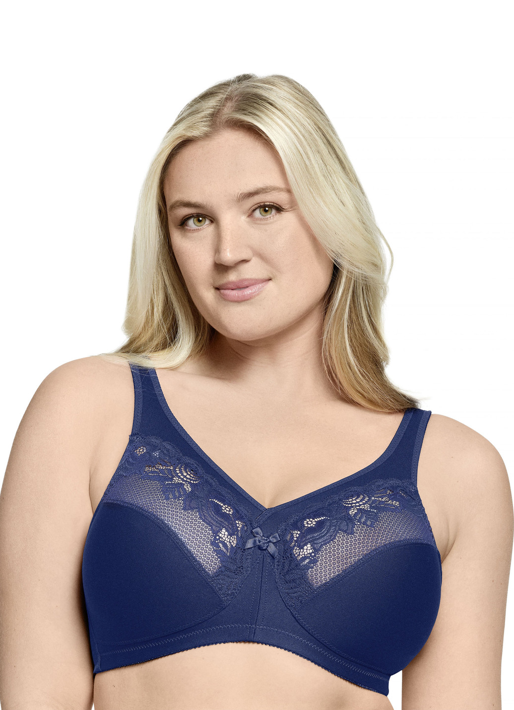 Glamorise Minimizer-BH mit elastischer Spitze, Cup G, Marine, Größe 100 Glamorise Minimizer-BH mit elastischer Spitze, Cup G, Marine, Größe 100 von GLAMORISE