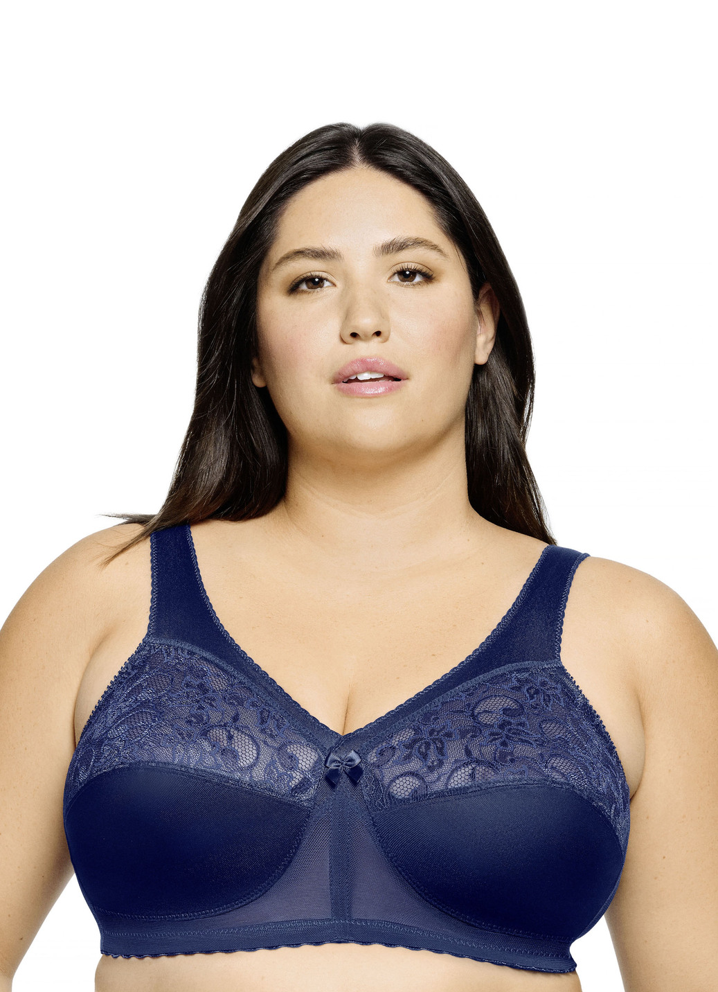 Glamorise Stütz-BH mit Spitze, Cup C, Marine, Größe 115 Glamorise Stütz-BH mit Spitze, Cup C, Marine, Größe 115 von GLAMORISE