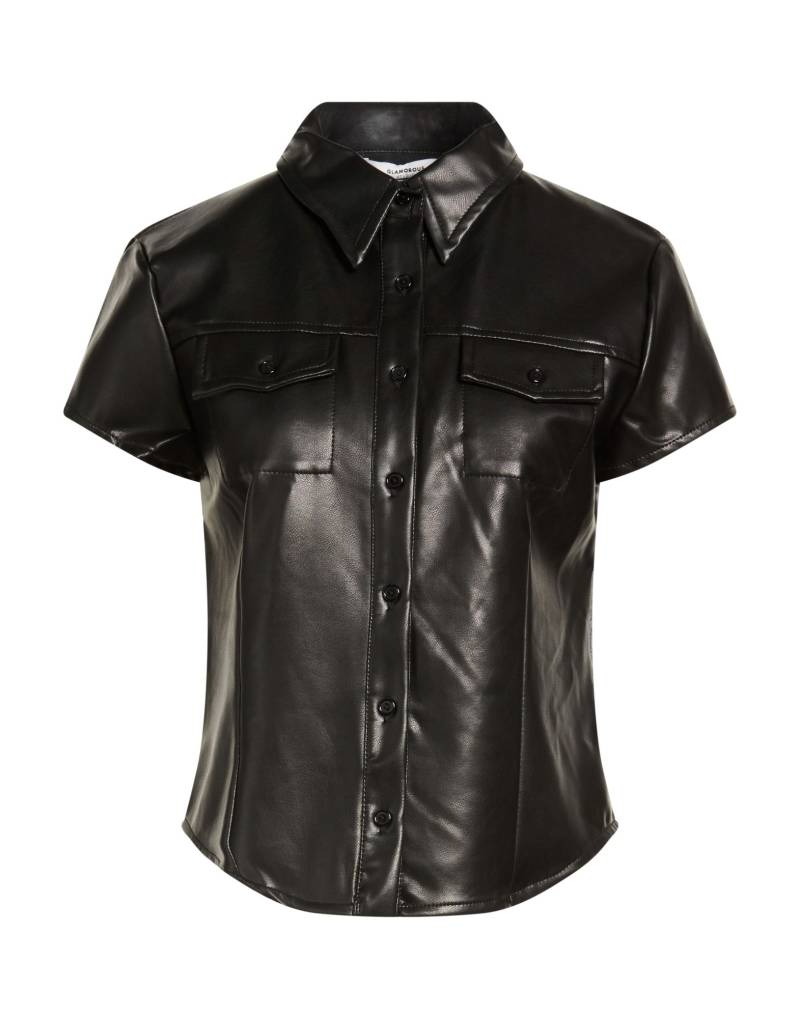 GLAMOROUS STUDIO Hemd Damen Schwarz von GLAMOROUS STUDIO
