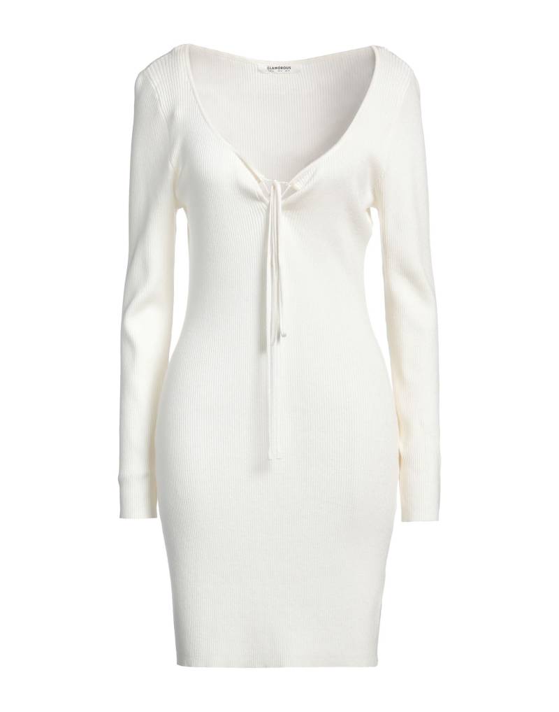 GLAMOROUS Mini-kleid Damen Off white GLAMOROUS Mini-kleid Damen Off white von GLAMOROUS