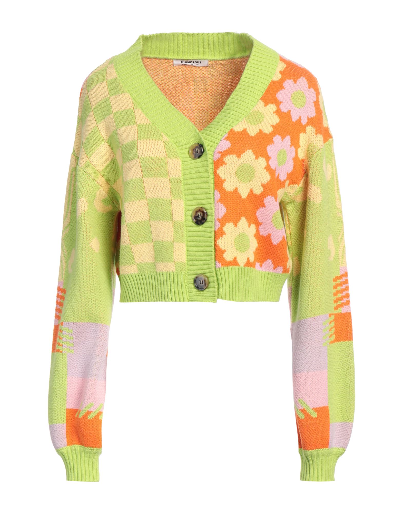 GLAMOROUS Strickjacke Damen Limettengrün von GLAMOROUS