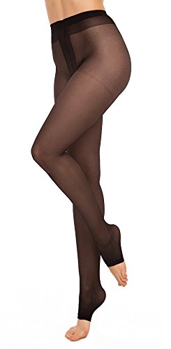 GLAMORY Damen Glamory Toeless 20 Zehenfreie Feinstrumpfhose Strumpfhose, Schwarz, M Große Größen EU von GLAMORY