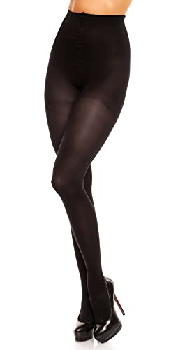 GLAMORY Damen Stützstrumpfhose Vital 70 DEN, Schwarz (Schwarz), Medium (Herstellergröße: M-(40-42)) von GLAMORY