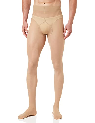 GLAMORY Damen Support 40 Herren-Stützstrumpfhose, Teint, M Große Größen EU von GLAMORY