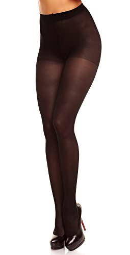 Glamory Damen Vital 40 Stützstrumpfhose, 40 DEN, Schwarz, 4XL von GLAMORY