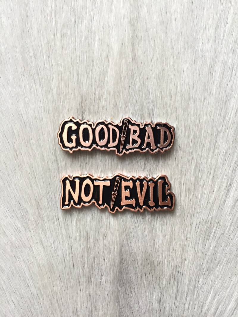 Good/Bad Not/Evil Emaille Anstecknadel Set Good/Bad Not/Evil Emaille Anstecknadel Set von GLAMOURWOUNDS