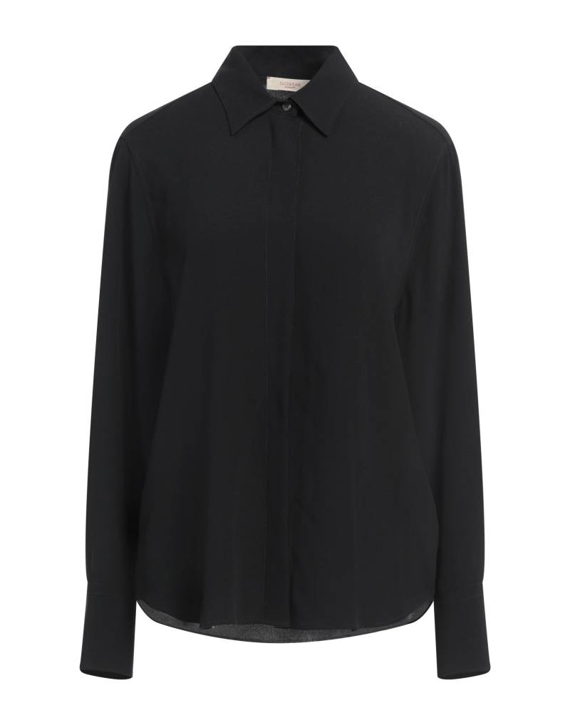 GLANSHIRT Hemd Damen Schwarz von GLANSHIRT