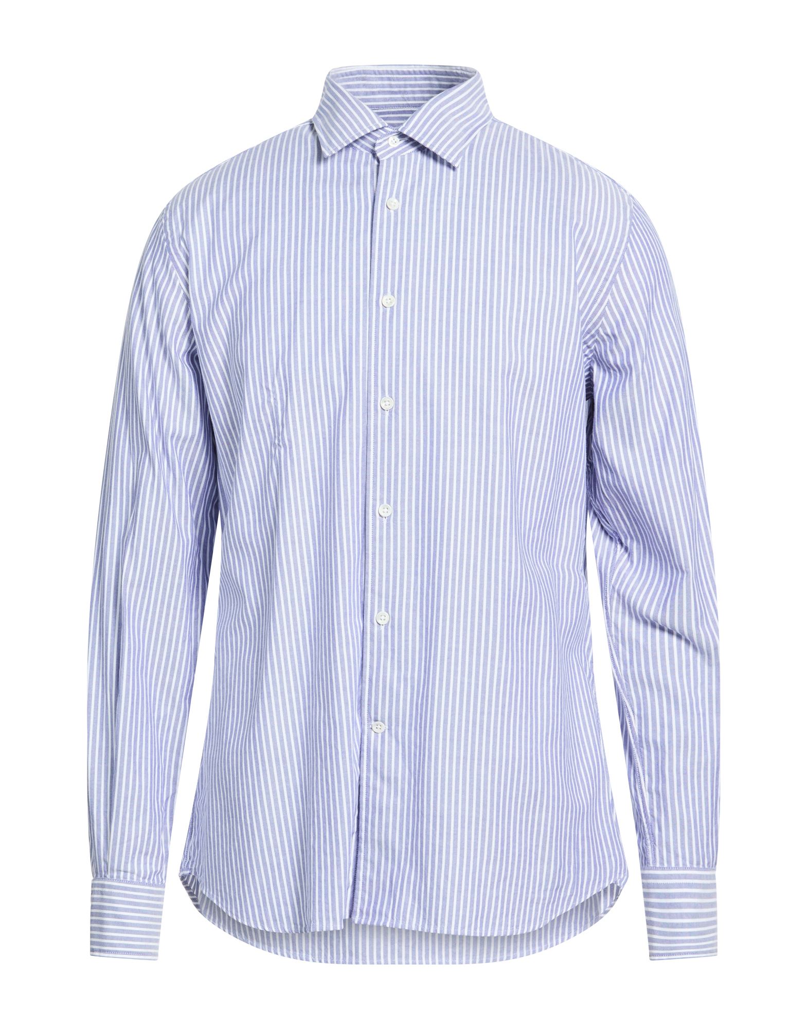 GLANSHIRT Hemd Herren Azurblau von GLANSHIRT