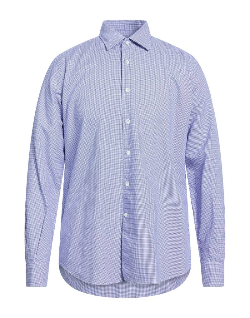 GLANSHIRT Hemd Herren Blau von GLANSHIRT