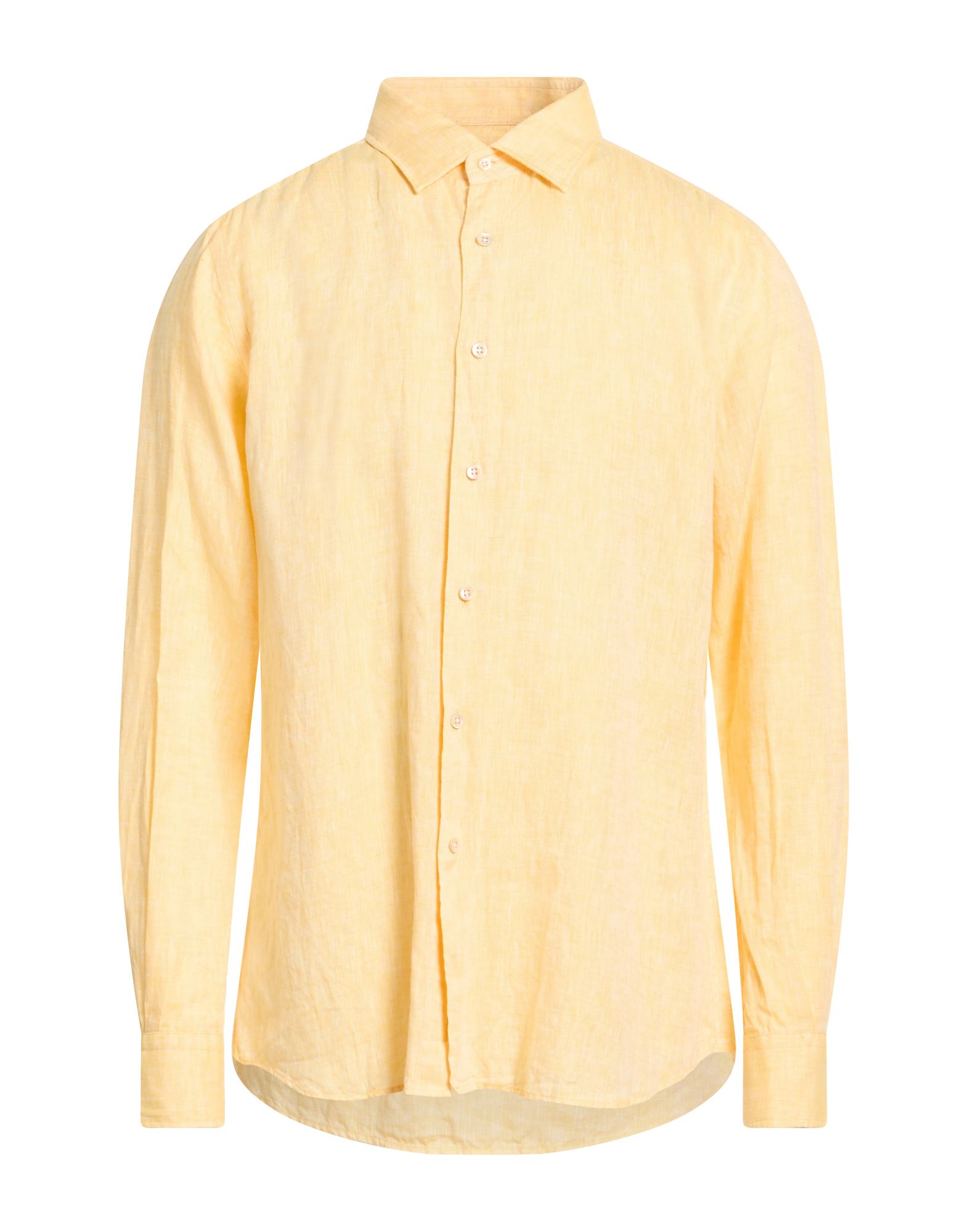 GLANSHIRT Hemd Herren Gelb von GLANSHIRT
