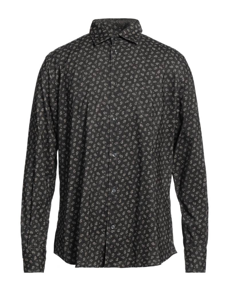 GLANSHIRT Hemd Herren Braungrau von GLANSHIRT