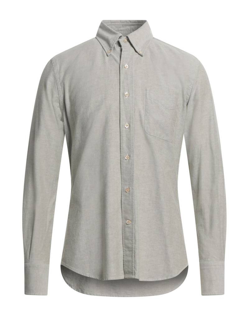 GLANSHIRT Hemd Herren Hellgrau von GLANSHIRT