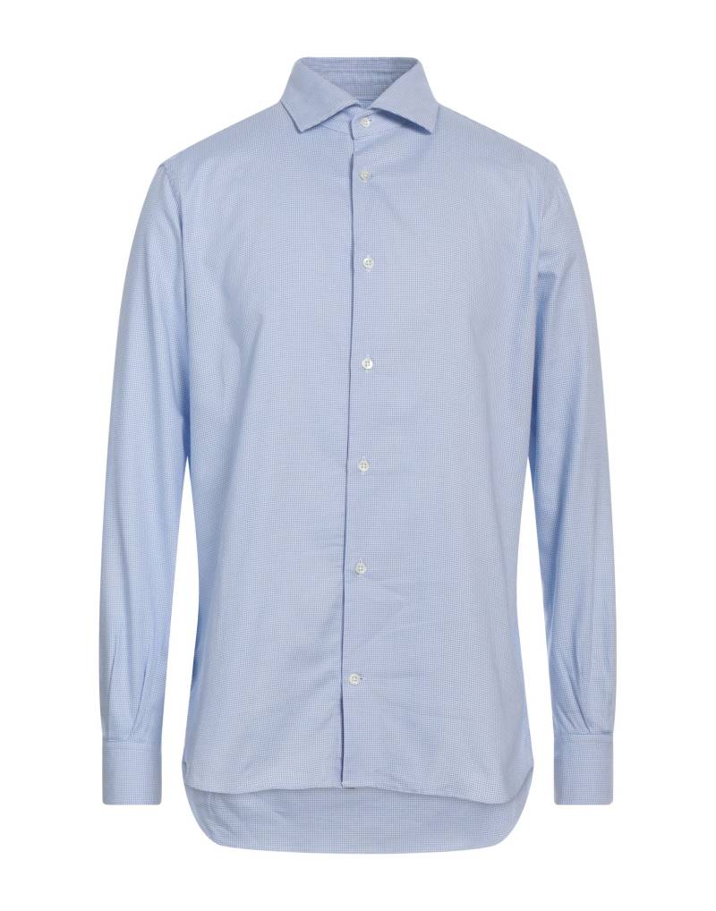 GLANSHIRT Hemd Herren Himmelblau von GLANSHIRT