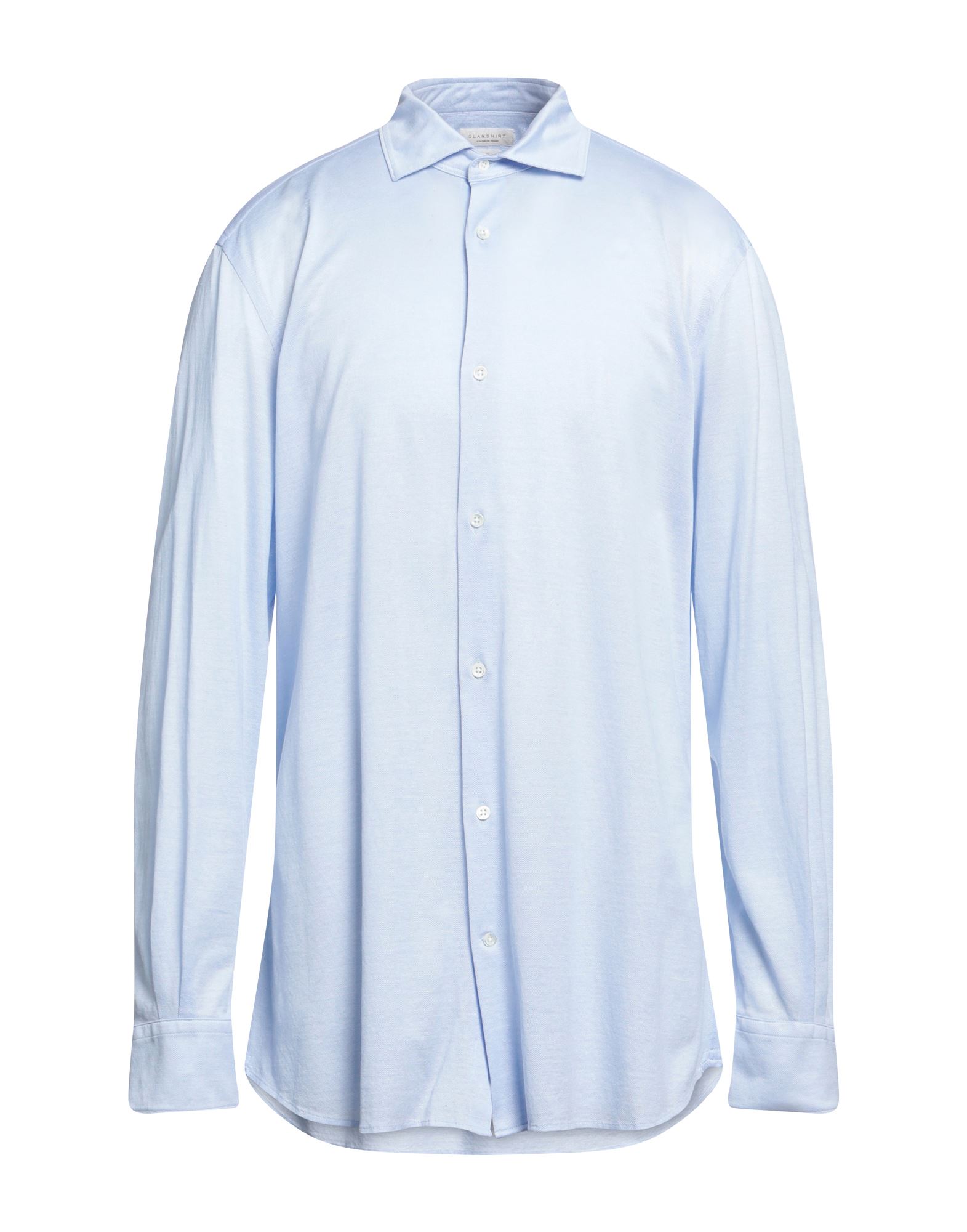 GLANSHIRT Hemd Herren Himmelblau von GLANSHIRT