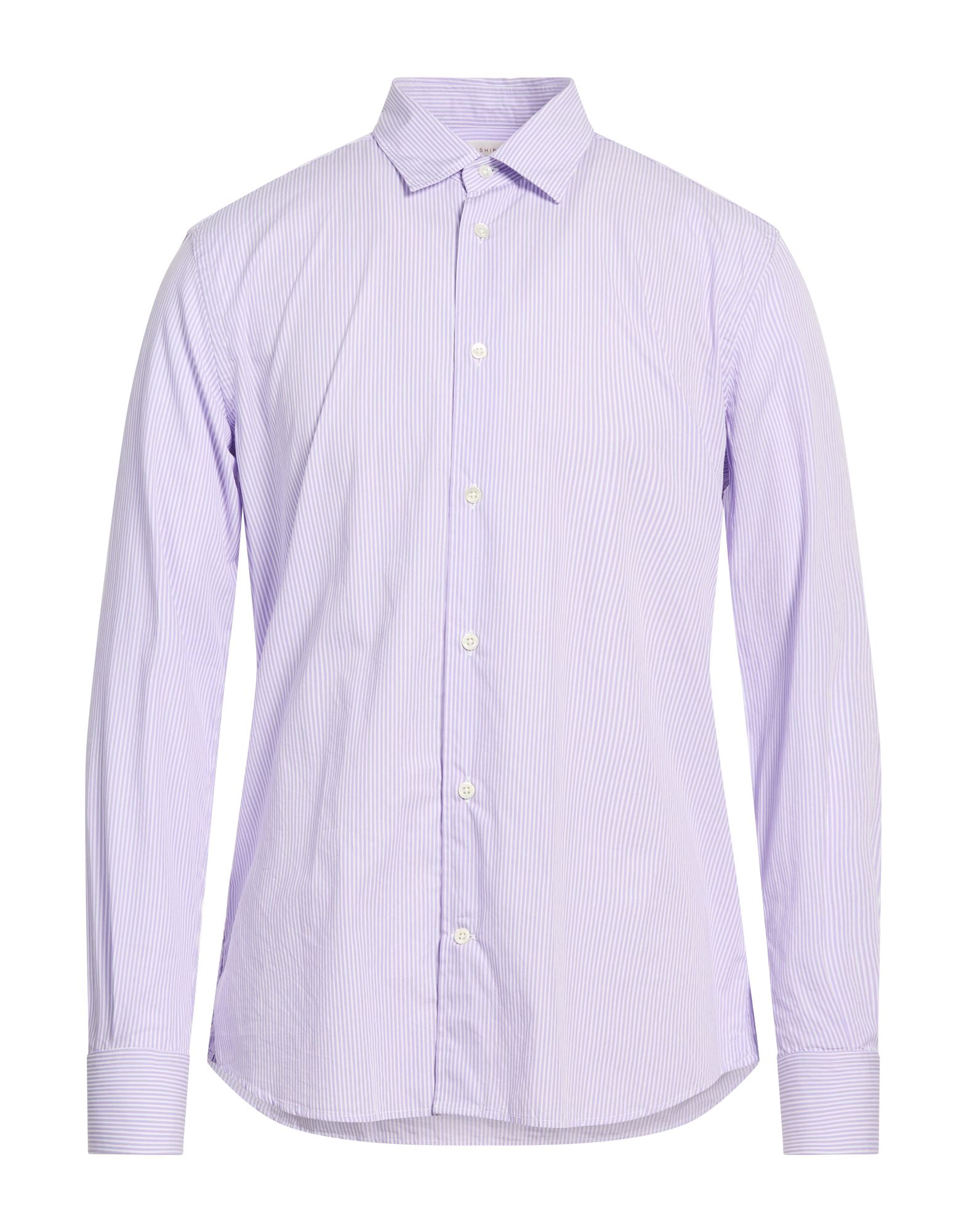 GLANSHIRT Hemd Herren Lila von GLANSHIRT