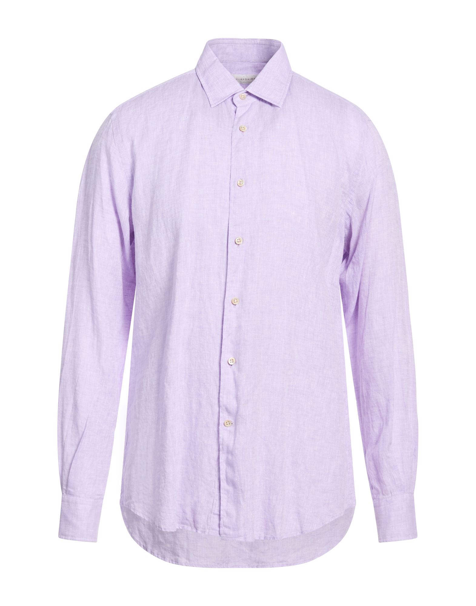 GLANSHIRT Hemd Herren Lila von GLANSHIRT