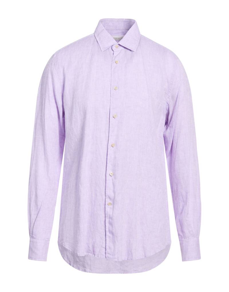 GLANSHIRT Hemd Herren Lila von GLANSHIRT