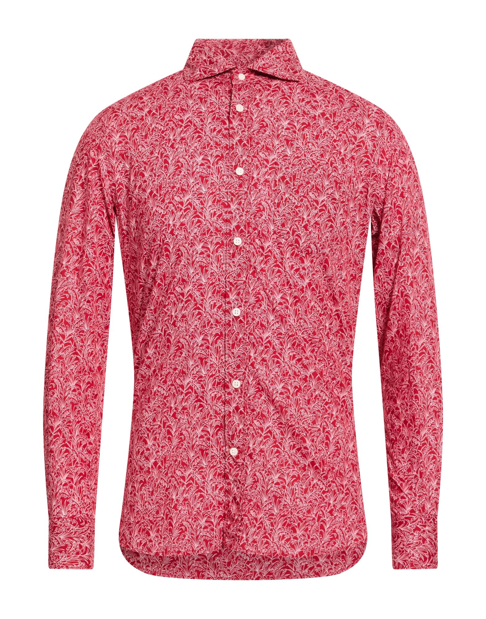 GLANSHIRT Hemd Herren Rot von GLANSHIRT